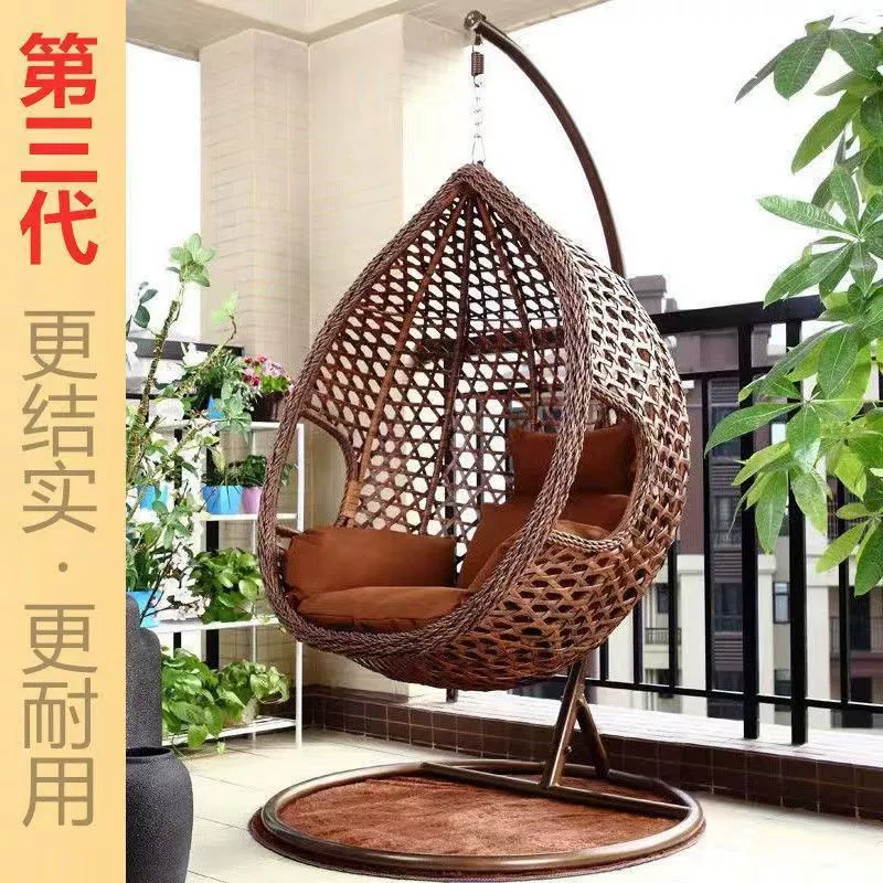 Гамак кованый открытый кран качели крытый ленивый стул из ротанга домашнее гнездо гнездо колыбель двор открытый балкон подвесная корзина