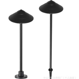 Factory Direct Supply of New Large Umbrella Lamp Shell Kit Outdoor Waterproof Garden Lamp Shell Kit