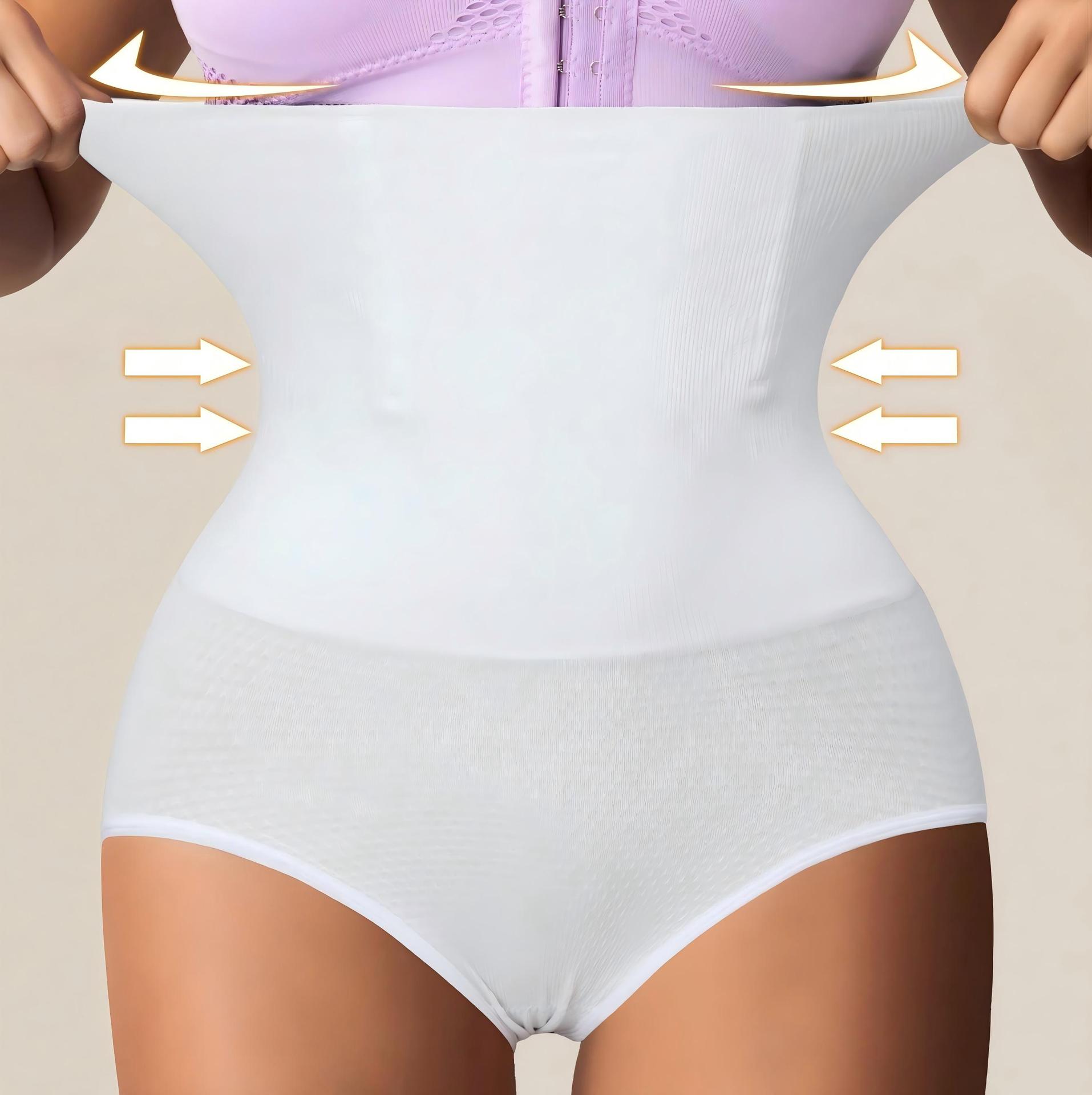 Transfronterizos elásticos de cintura alta abdominal, pantalones abdominales, pantalones abdominales, pantalones de belleza, pantalones de belleza de mujer image 11
