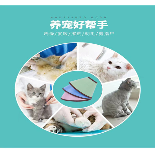 T pet Elizabethan ring anti-biting and anti-licking dog and cat medical beauty protective cover dog and cat collar supplies