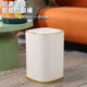 Household kitchen bathroom automatic induction trash can light luxury electric trash can touch-free smart trash can