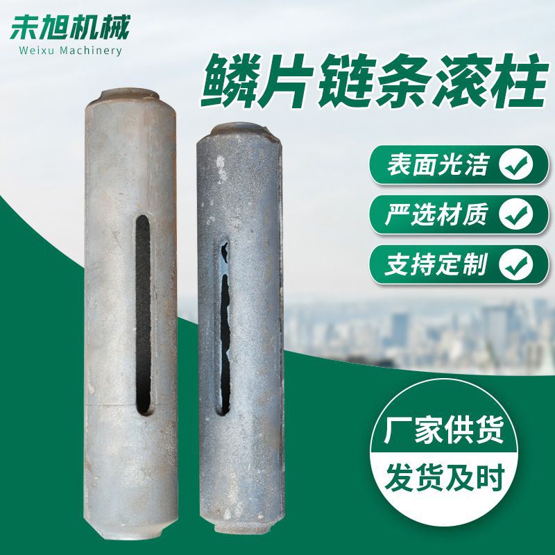 现货厂家销售锅炉鳞片式炉排滚柱 炉排链条滚柱炉排托滚