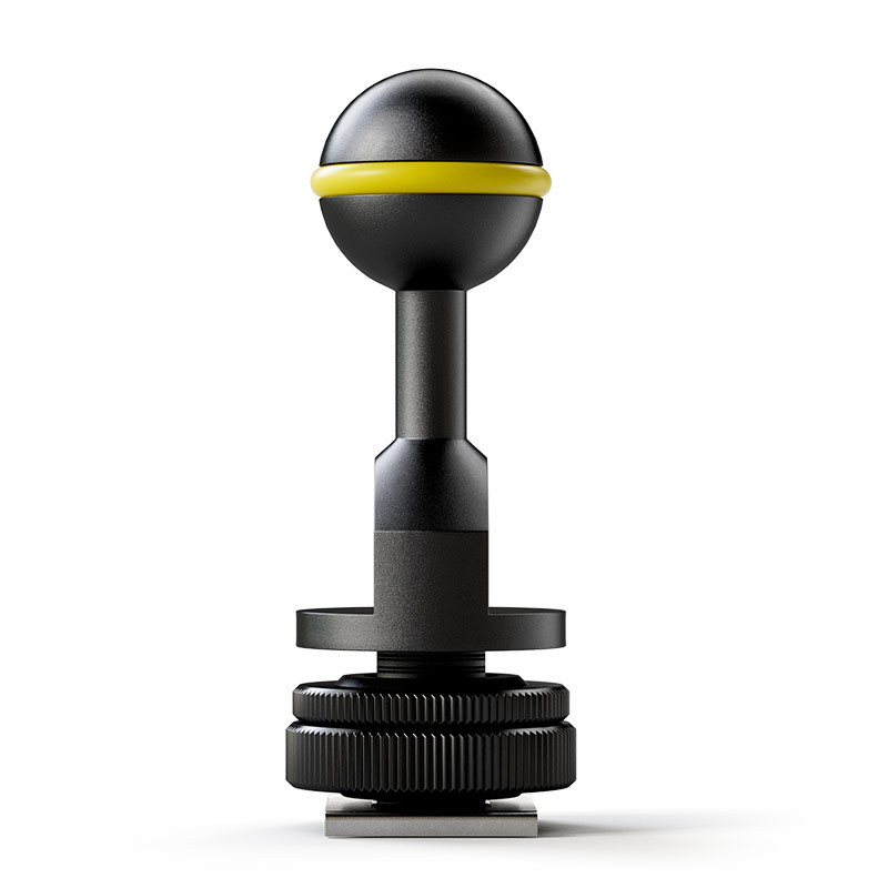 Cámara de rana mar impermeable aleación de aluminio de aluminio accesorios botas frías fotografía de buceo mariposa clip lámpara brazo de luz complementaria accesorios de expansión