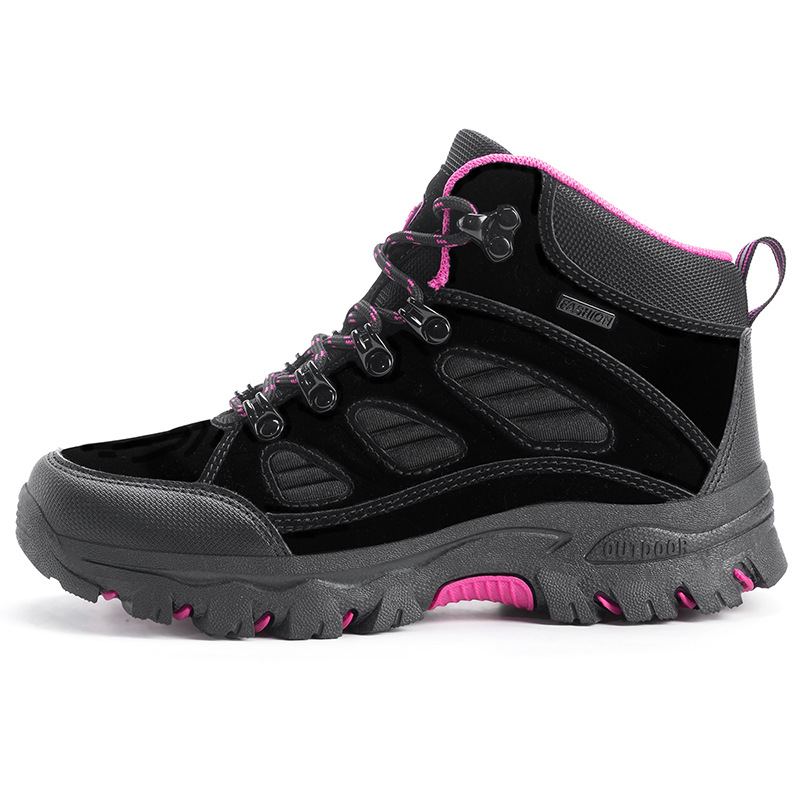 Nuevos zapatos de montaña al aire libre de alto nivel transfronterizos zapatos de senderismo casuales de cuatro estaciones zapatos de pareja transfronterizos zapatos de montaña