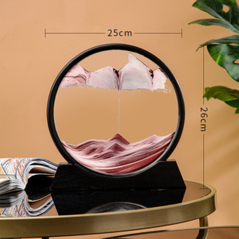 원목 블랙 프레임 12inch 브라운