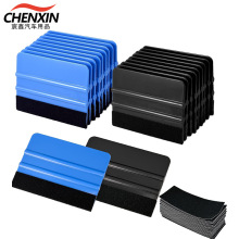 跨境汽车贴膜刮板四方带绒布多色可选改色膜隐形车衣贴膜工具批发