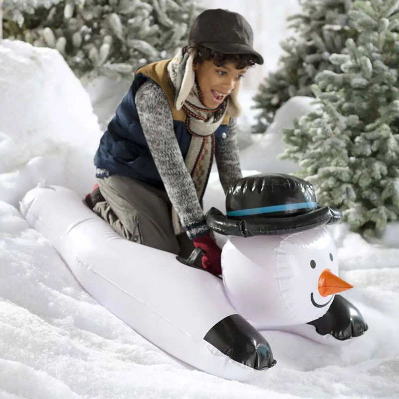 Pvc Cold-Resistant and Wear-Resistant Winter Inflatable Snowboard Snowman Ski Ring Winter Outdoor Sled Winter Snowboard