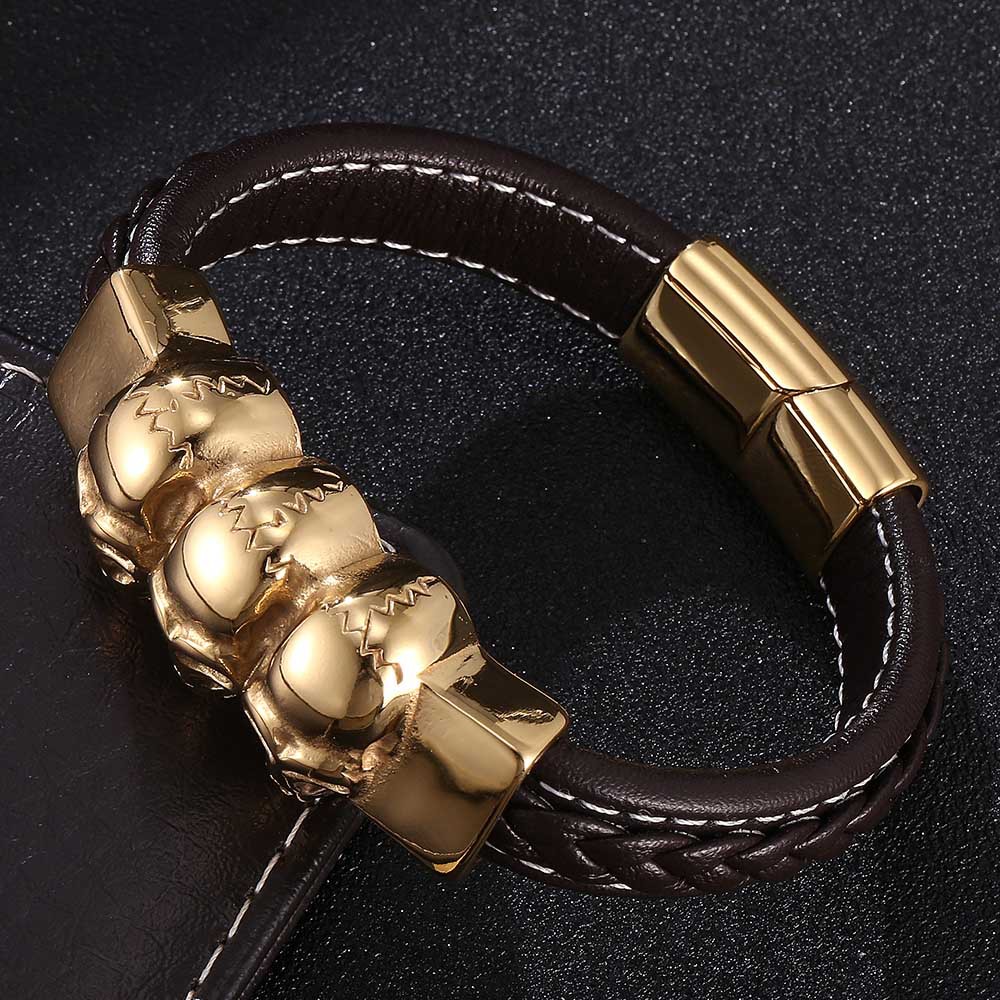 茶色の皮【金色】