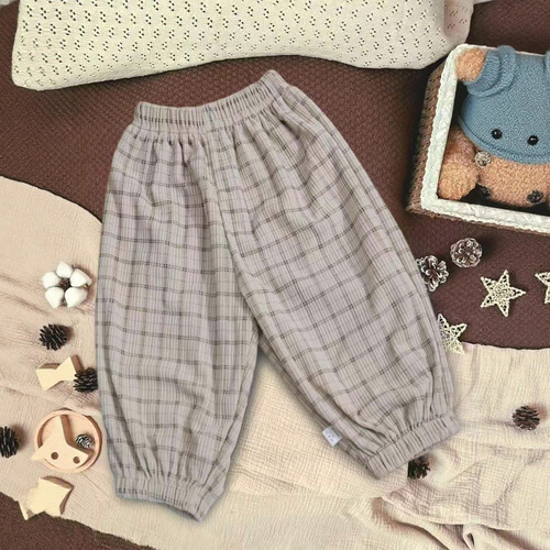 Children's Pants Unisex Corduroy Boys' and Girls' Casual Long Pants for Middle-Aged Children New Children's Clothing Spring and Autumn Harlequin Pants Trendy