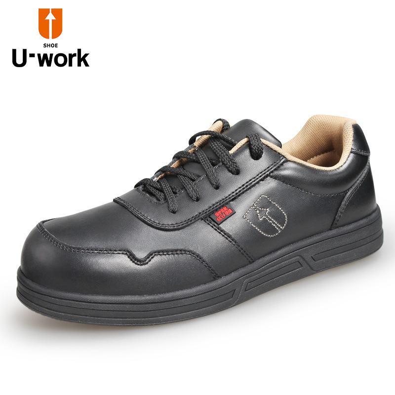 优工防砸绝缘工作鞋轻便防滑劳保鞋耐油安全鞋头层牛皮防护鞋男士