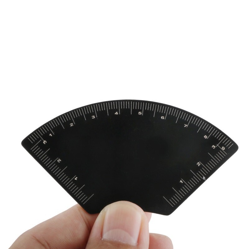 一分钟画眉神器铁尺子对称三点定位量眉尺眉型设计纹绣用品新手用|undefined