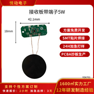 Receiver Board with Terminal 5W No Board Line Charging Module Support Customized R&D Development