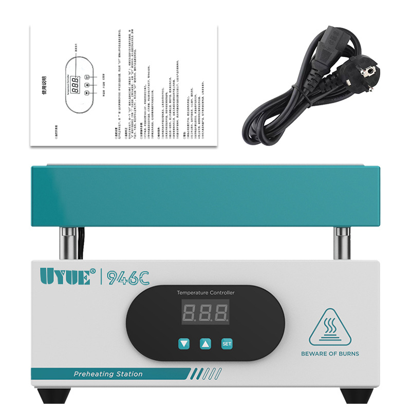 946C加热台恒温可调温手机维修电热板预热台LED数显