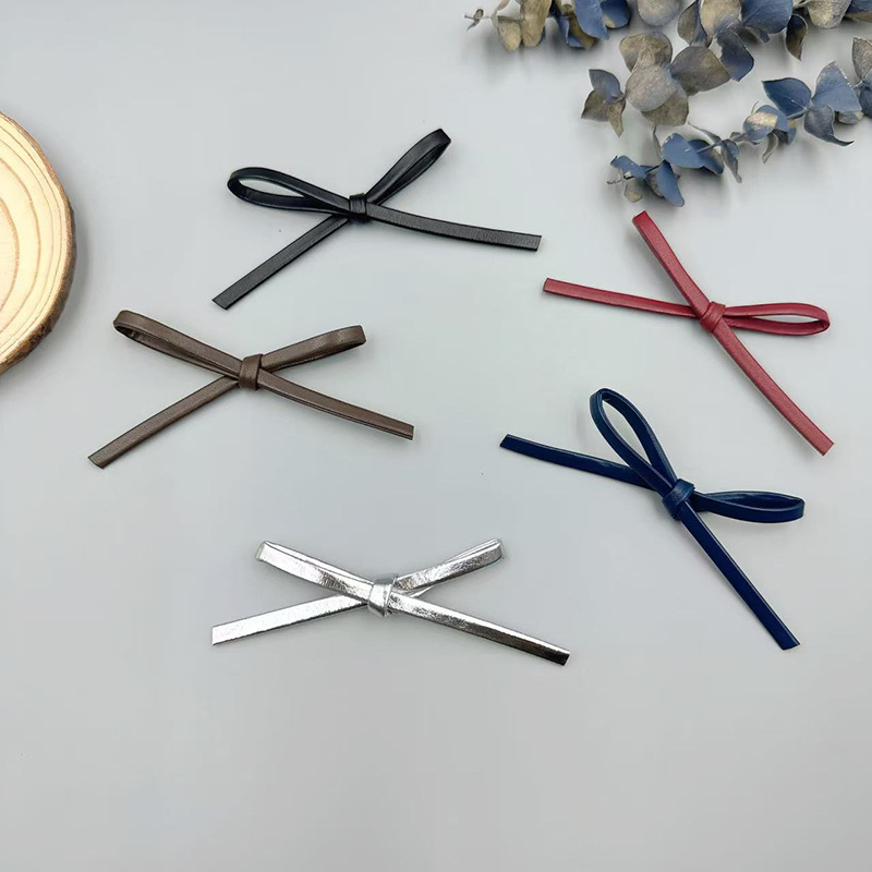 Pu Leather Bow DIY Handmade Hair Accessories Clothes Decoration Shoes Flowers Socks Accessories Accessories Shoes Hats Bags Flower Boy Wholesale