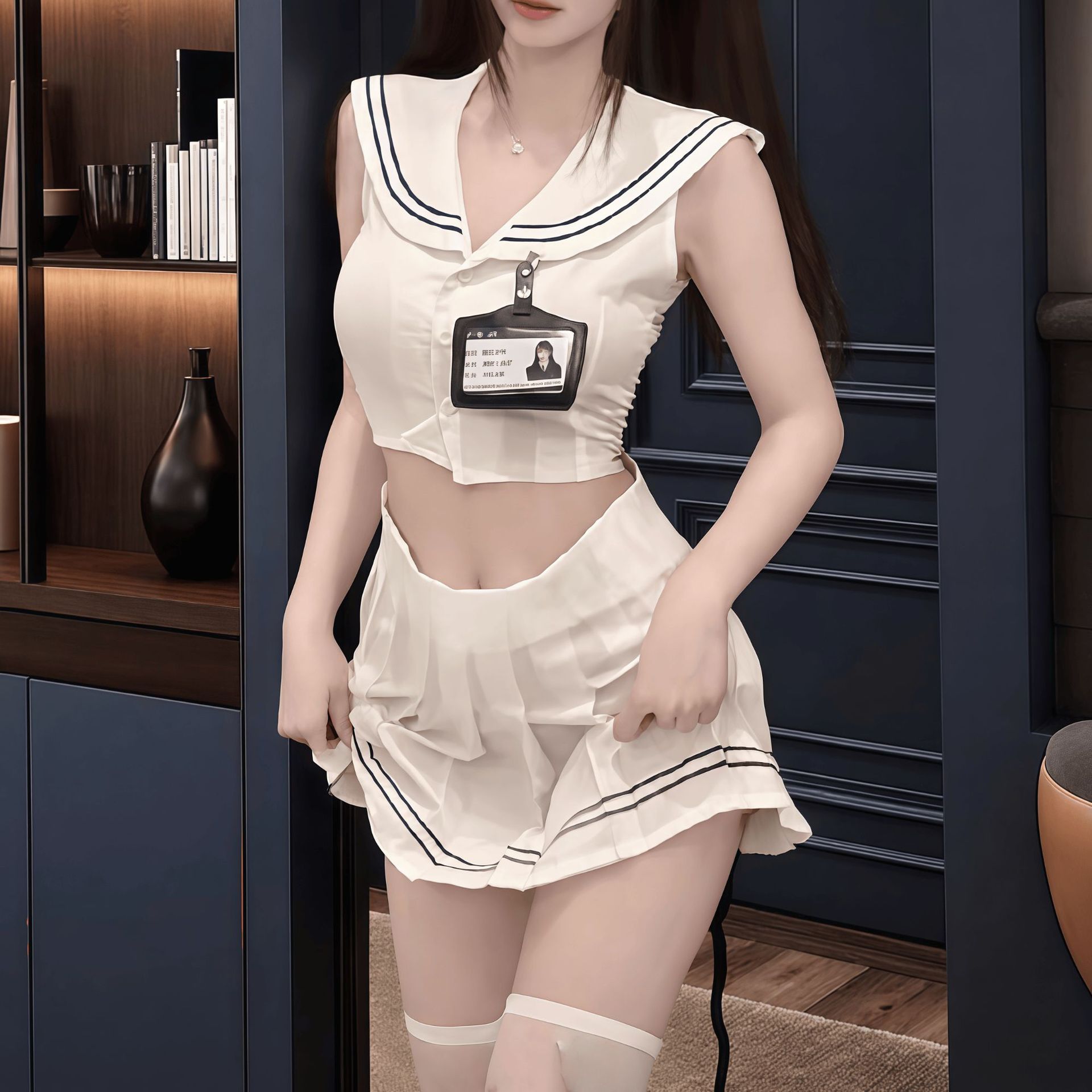 Guanyun Pure and Cute Schoolgirl Jk Japanese Style Pure Lust Sexy Intimates Cute Girl Sexy Plus Size Uniform Temptation Suit