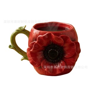 ���R�d���³���Elegant Flower Mug���Ż����R�˱��[���b�Ʒ�Y��