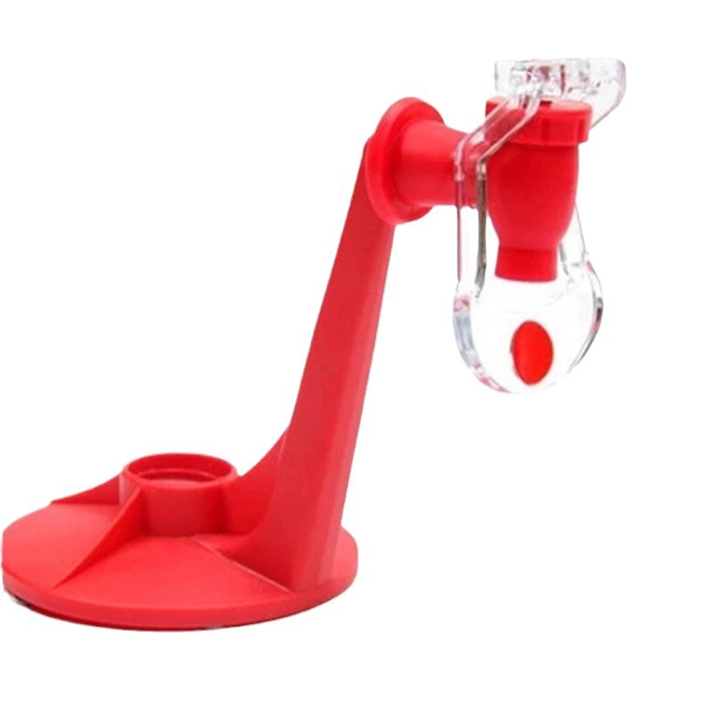 Botella de coque dispensador de agua invertido Dispositivo de bebida mano presión dispensador de agua instrumento musical dispensador de agua invertido dispensador de agua