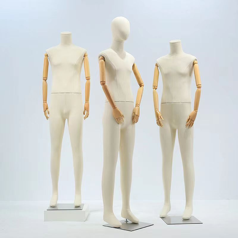 Maniquí Tridimensional de Cuerpo Completo de Plástico, para Tienda de Ropa y Fotografía