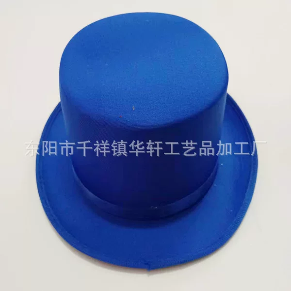 Factory in stock eva composite knitted fabric Lincoln small high hat gentleman hat ghost festival Halloween dance performance hat