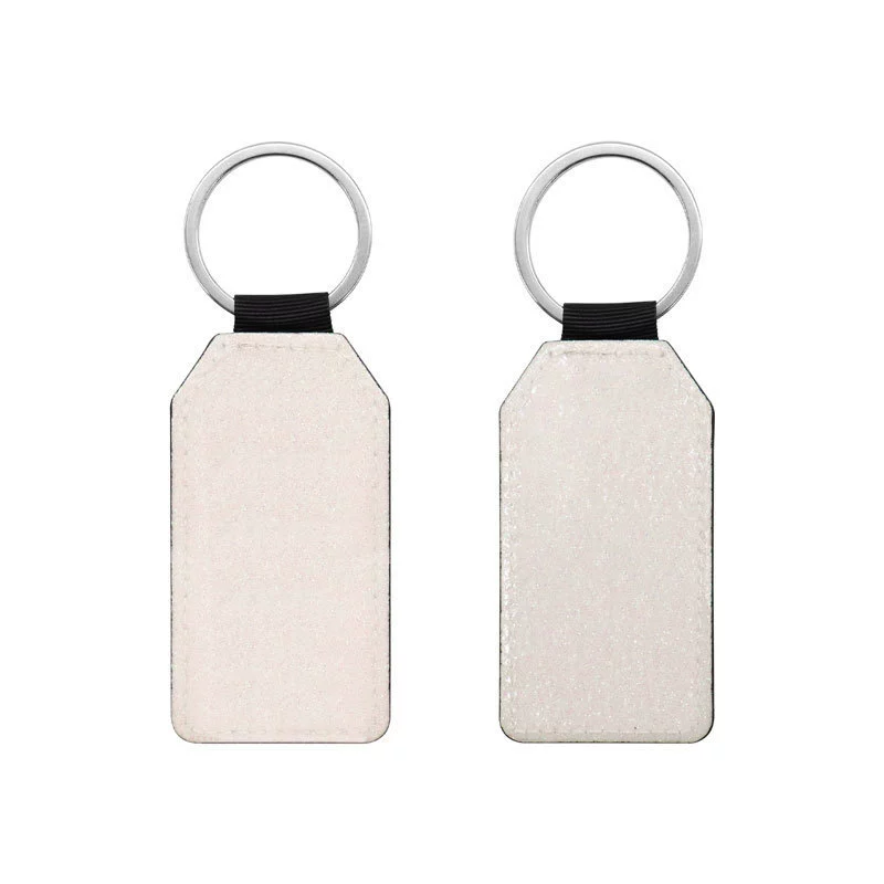 PU термопереносный брелок для ключей односторонний двухсторонний квадрат