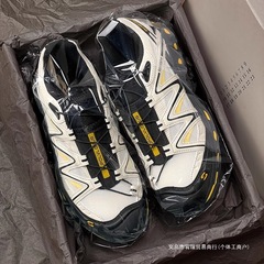 xt quest米灰黑登山鞋男鞋女户外徒步厚底老爹鞋跑步运动鞋春季潮