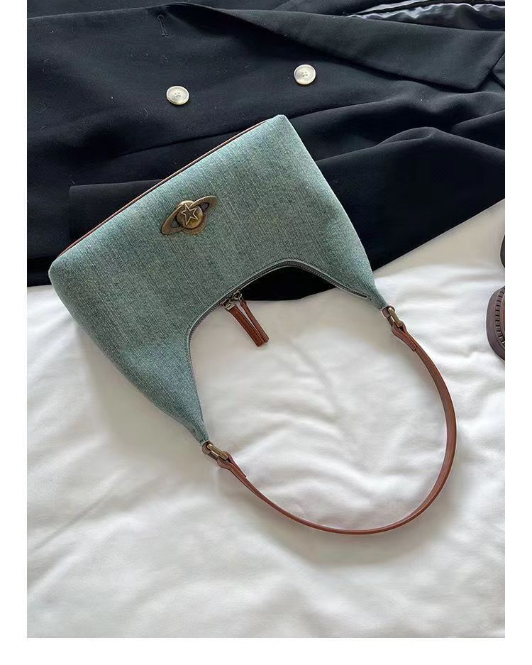 Women's Denim Shoulder Bag For Women Stylish Handbag Uk_voghion.com