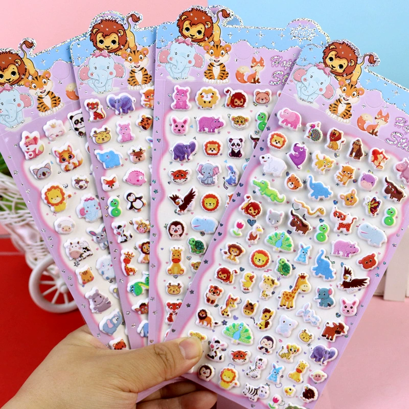 Sanrio, детский мультяшный динозавр, наклейка, панда