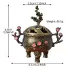 Floral painted Incense burner