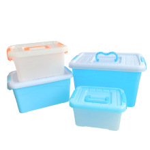收纳盒透明塑料收纳整理储物箱子儿童手提pp食品级桌面化妆盒玩具