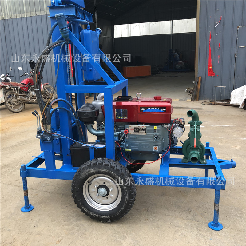 家用小型打井机 柴油液压农用灌溉水井钻机空调降水井打井机