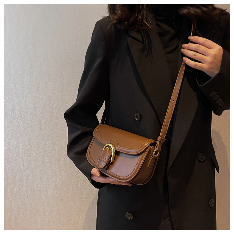 Saddle Bag Bags Type Daily Occasion Pu Leather Material Women's Small All Seasons Pu Leather Streetwear Saddle Bag