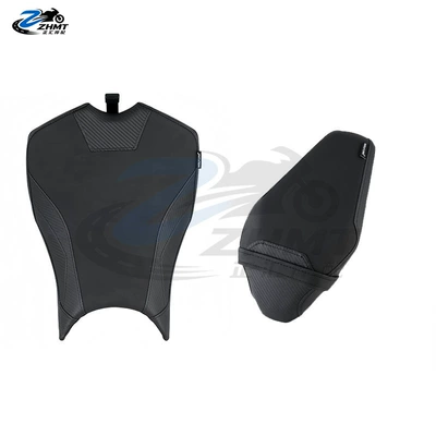 Motorcycle cushion — Suitable for Kawasaki Z900, modified with - front-rear-seat-cushions-black-original-seat-height