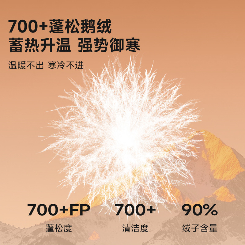 VVC25年秋季新款燃点·绒本90白鹅绒服VGA5S550|undefined
