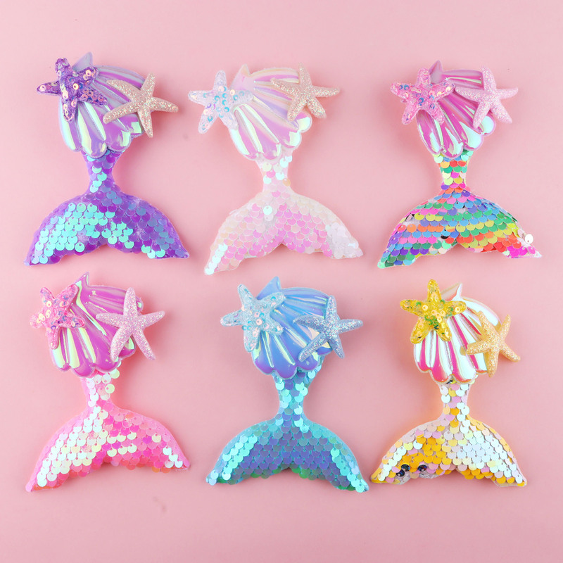 Colorful DIY Mermaid Accessories Glitter Pieces DIY Shell Starfish Fabric Filled with Cotton Clothing Package Semi-Finished Accessories Colorful DIY Mermaid Accessories Glitter Pieces DIY Shell Starfish Fabric Filled with Cotton Clothing Package Semi-Finished Accessories