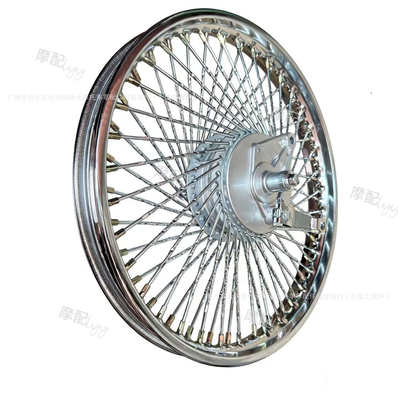 Suitable for Motorcycle Jialing 70Jh Jialing 70 Motorcycle Front and Rear Wheel Rims with Reinforced 72 Steel Wire Front and Rear Wheel Rim Assembly