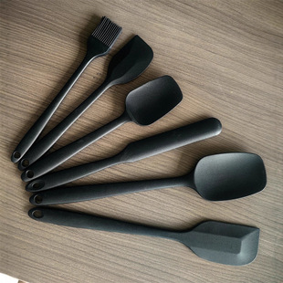Silicone Shovel Silicone Brush Oil Brush BBQ Baking suit Cake Cream Spatula Silicone Scraper Baking Tools suit