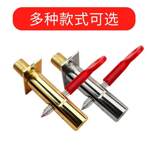 Zinc alloy pipe well door lock invisible lock cross key lock Lelang fire pipe well lock core fire door hidden lock