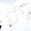 Fashionable necklace stainless steel, chain for key bag , Korean style, wholesale