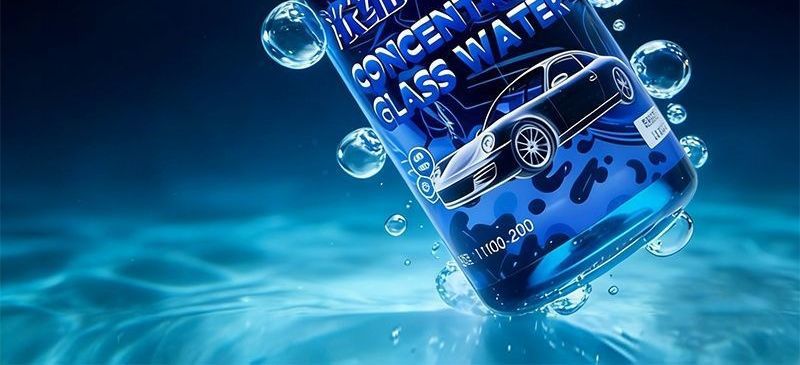 Concentrated oil film remover for car glass, powerful cleaning for wipers, removes oil film, suitable for all seasons, insect repellent