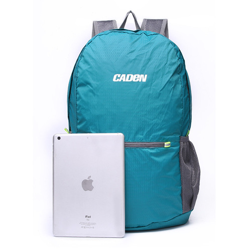CADeN跨境休闲双肩包多功能折叠背包防水轻便折叠包户外旅行背包