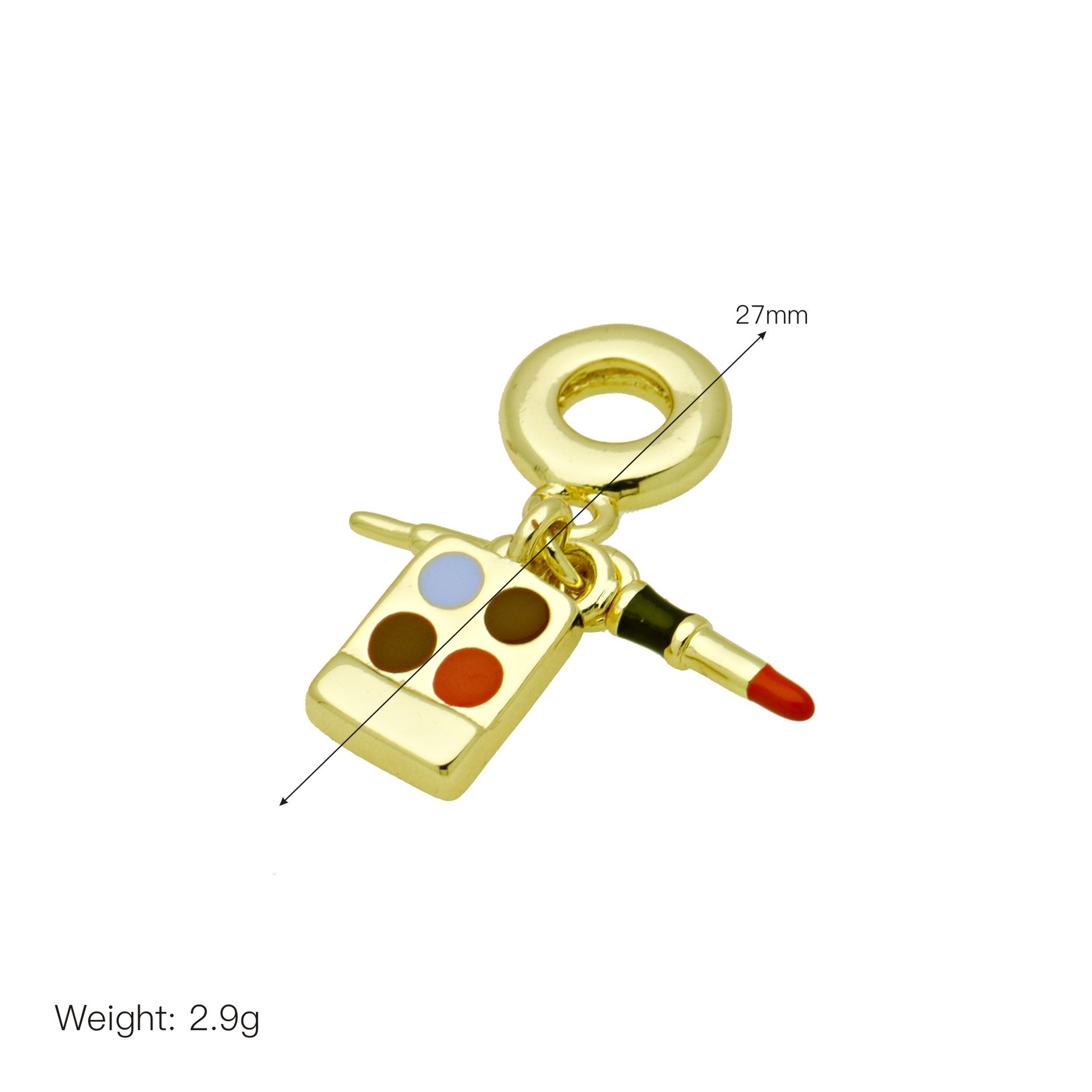 5g Weight Ion Plating (IP) Gold Plating Process Pendant Jewelry Making Type 27MM, 31mm, 32mm Jewelry Making Size 18K Gold Plated Plating Material Zircon Inlay Material DIY Jewelry Accessories Classification 1 Piece Quantity Copper Material Four Leaf Clover, Tower, Letter Pattern Enamel, Inlay Design Casual, Simple Style Style 1 Piece 27MM 31mm 32mm Copper Zircon 18K Gold Plated Four Leaf Clover Tower Letter Pendant 21