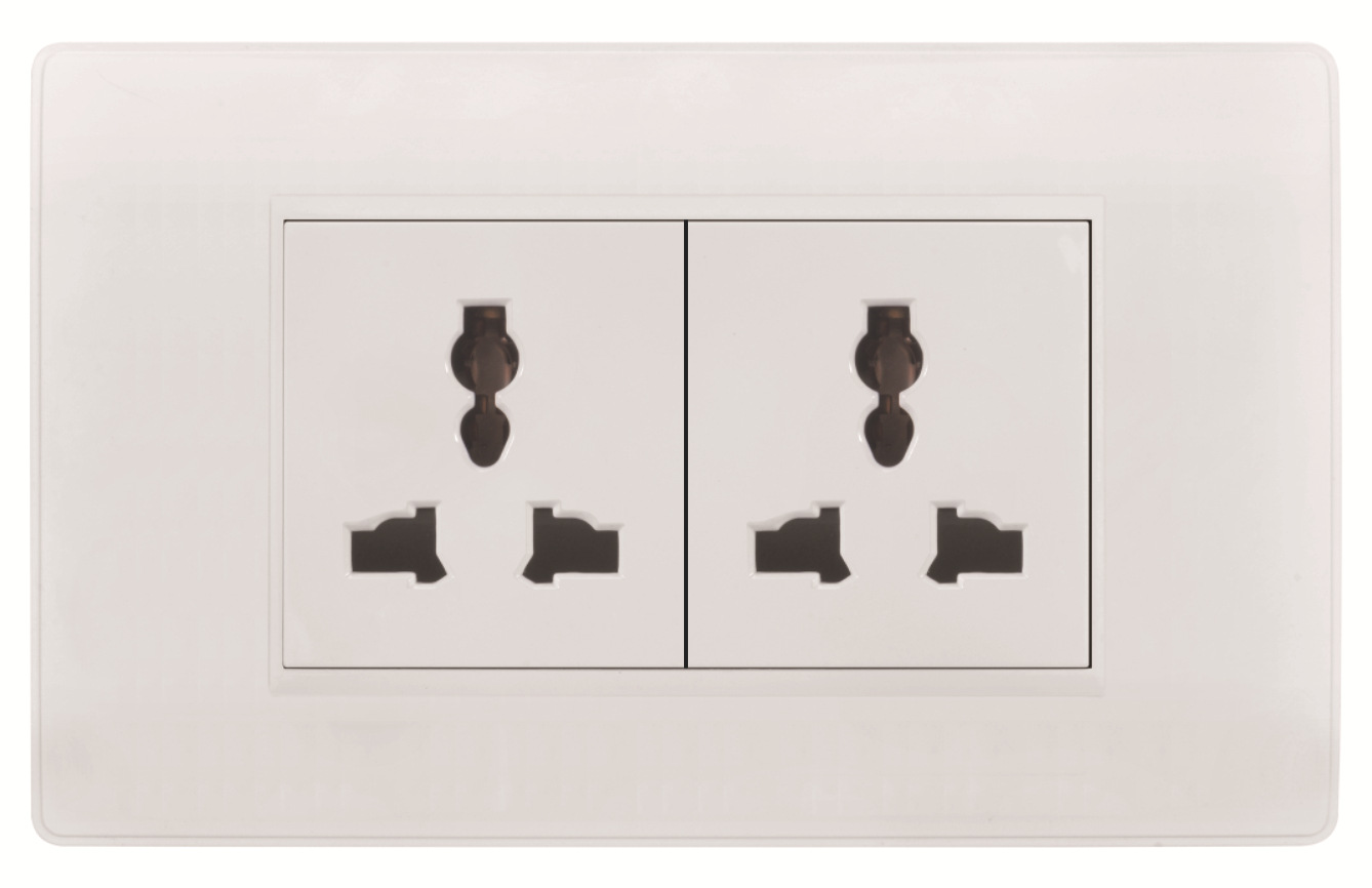 118美式墙壁开关插座美标墙壁开关插座美规开关插座出口菲律宾