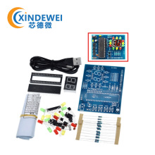 51单片机交通灯套件智能信号灯散件红绿灯电子DIY组装 人行马路灯