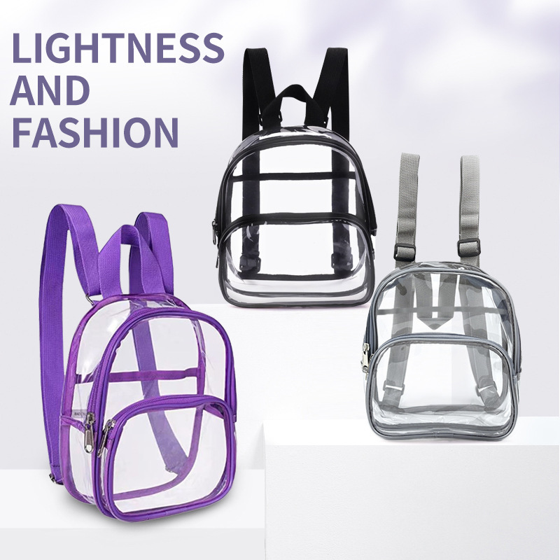 Pvc Transparent Backpack Primary School Student Bag Storage Bag for Men and Women Mini Waterproof Pvc Cosmetic Bag Travel Storage Bag Pvc Transparent Backpack Primary School Student Bag Storage Bag for Men and Women Mini Waterproof Pvc Cosmetic Bag Travel Storage Bag