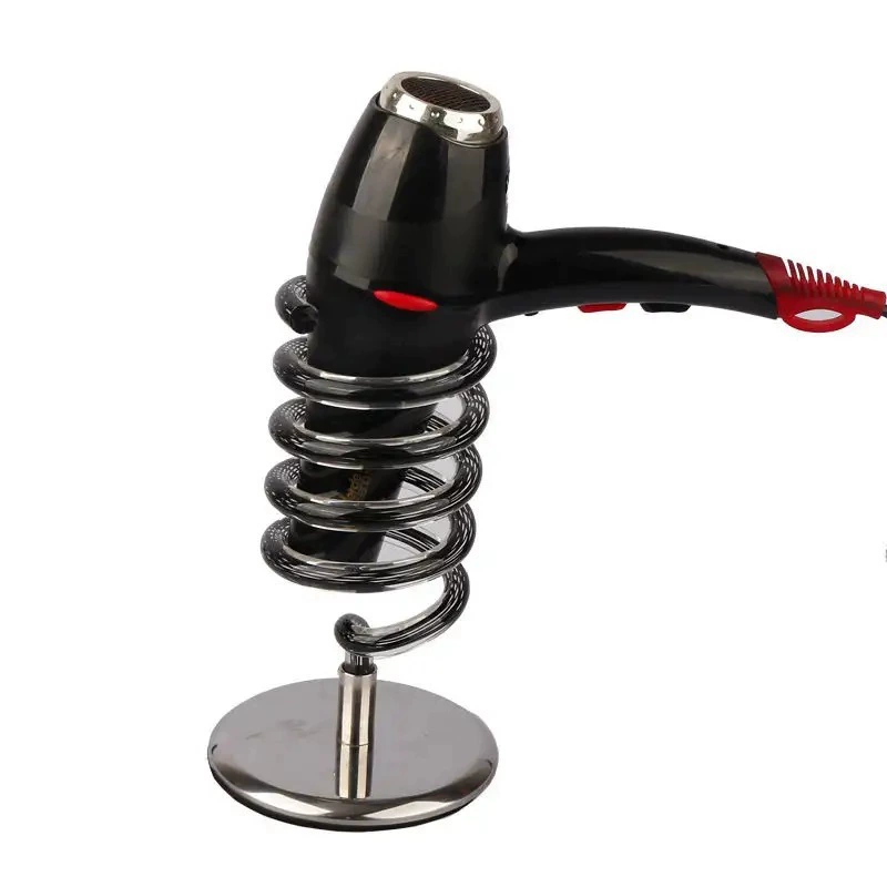 Настольный держатель для фена для парикмахерской, парикмахерская, домашняя полка для хранения фена из нержавеющей стали без перфорации, настольная полка