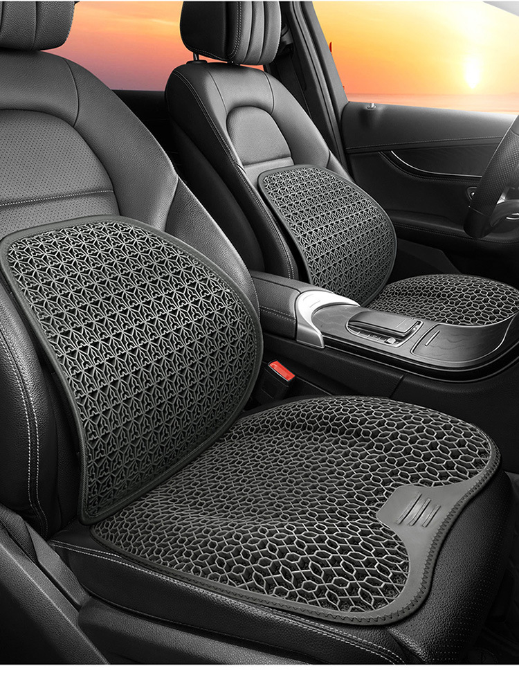 Summer Car Cushion Gel Ice Mat Single-piece Four Seasons Universal Breathable Ventilated Seat Cushion Summer Car Fat Cushion