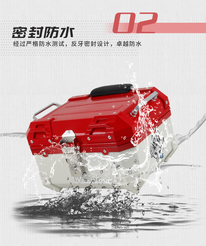 Wanlihao is suitable for Honda NS125LA motorcycle tail box, electric vehicle trunk, universal scooter, non-aluminum alloy