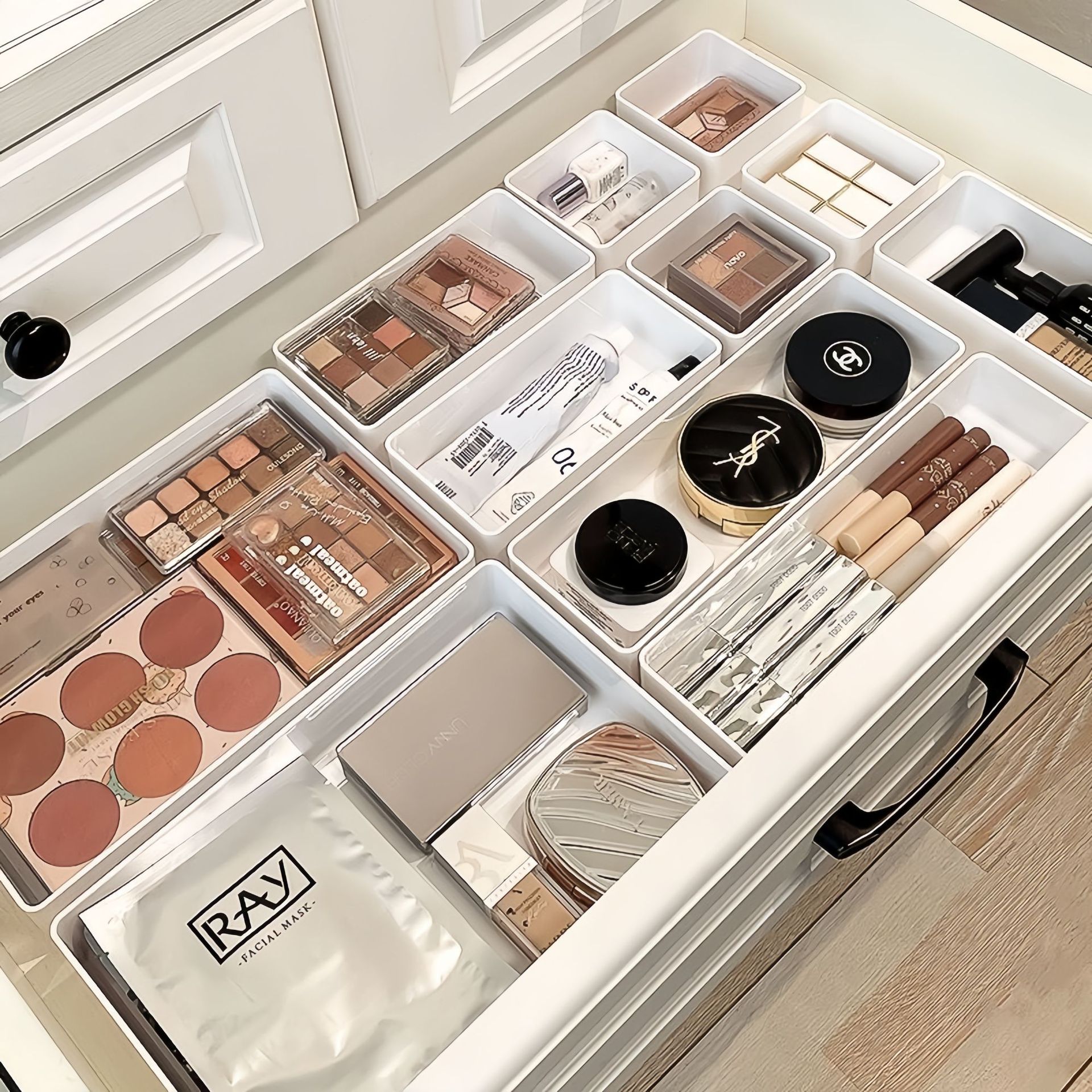 Cross-Border Drawer Storage Box, Home Desk Built-In Organizer Box, Stationery, Miscellaneous Items, Cosmetics Organizer Box, Storage Box