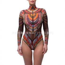 俄罗斯泳衣亚马逊竞速泳衣网纱swimsuit防晒泳衣Купальни