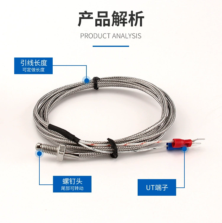 Термопара K-типа, малая термопара винтового типа M6/M8, зонд датчика измерителя температуры
